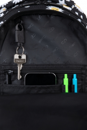 Coolpack, Plecak szkolny Prime Pro - Daisy Black (F162817)