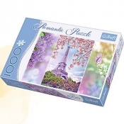 Puzzle Romantic 1000 Wiosna w Paryżu (Zgnieciony kartonik) (10409)