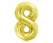Balon foliowy B&C 8 Light gold 85cm