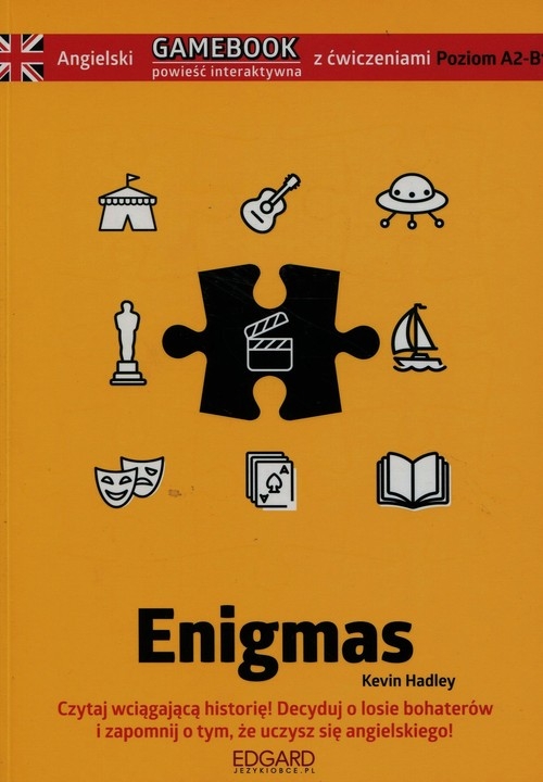 Angielski Gamebook z ćwiczeniami Enigmas