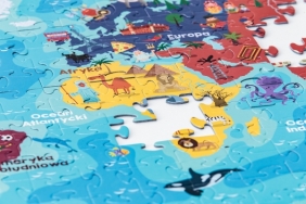 Puzzle Mapa Świata - 300 elementów