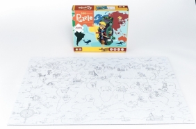 Puzzle Mapa Świata - 300 elementów