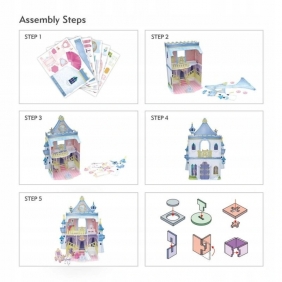 Puzzle 3D: Domek dla lalek - Fairytale Castle (306-20809)
