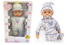 Bobas pierwsze słowa szary 38cm