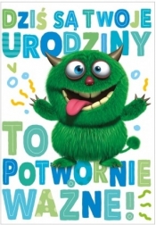 Karnet urodziny dzieci B6-1622