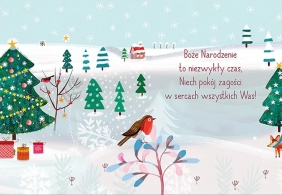 Karnet B6 Boże Narodzenie - Choinka