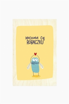 Karnet - Kocham Cię robaczku