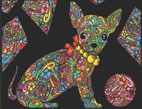 Kolorowanka Welwetowa Colorvelvet A4 Chihuahua