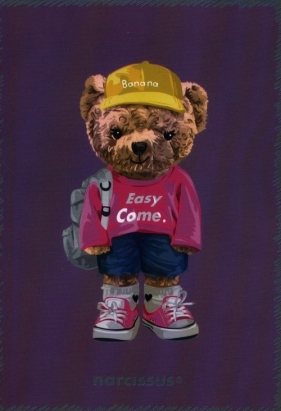 Zeszyt PP TEDDIES A5 w kratkę 60 kartek 80g