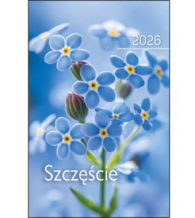 Kalendarz 2026 kieszonkowy szczęście kwiat