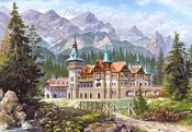 PUZZLE COPY OF " CASTLE AT THE FOOT OF THE MOUNTAINS" 3000 ELEMENTÓW CASTOR (300099)