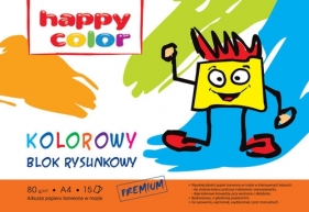 Blok rysunkowy kolorowy A4 - 15 arkuszy