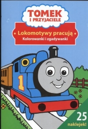 Lokomotywy pracują. Kolorowanki i zagadki