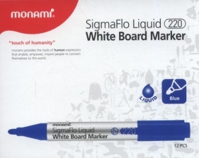Marker do tablic Monami SigmaFlo 220 niebieski 12 sztuk