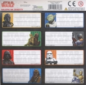 Nalepki na zeszyty Star Wars 8x50 sztuk mix (NNZSW)