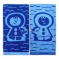 Ręcznik „Pim i Po“ (niebieski)