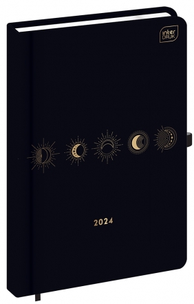 Kalendarz 2024 książkowy A5 - Moon