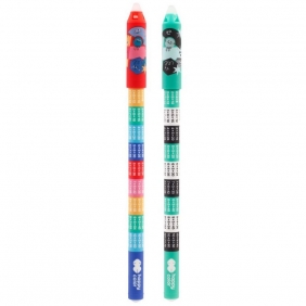 Długopis wymazywalny 0.5mm niebieski - Tabliczka mnożenia, 36 szt