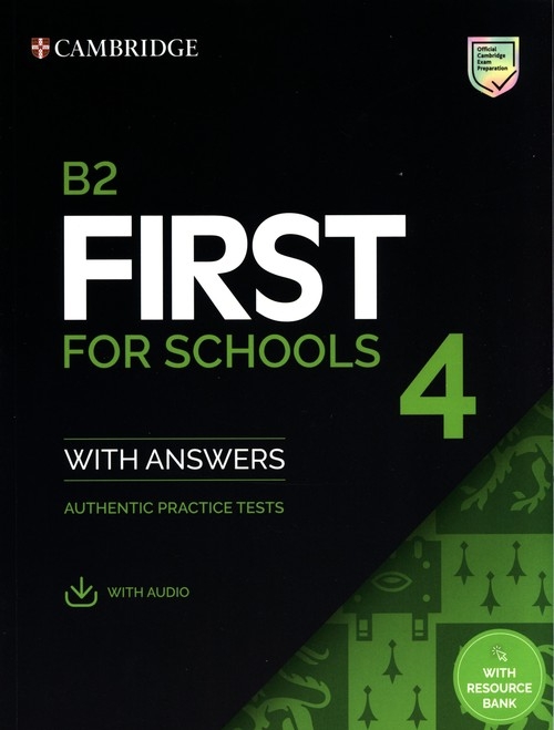 B2 First for Schools 4 Student's Book with Answers with Audio with Resource Bank