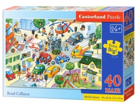 Puzzle Maxi Road Collision 40 (040100)