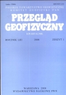 Przegląd Geofizyczny Rocznik LIII 1/2008