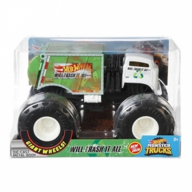 Hot Wheels: Pojazd Monster Trucks 1:24 Trash it All (FYJ83/GJG72)