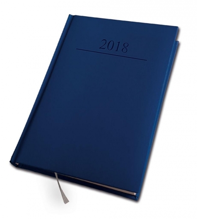 Kalendarz 2018 A5/320 Agenda Niebieski DAN-MARK