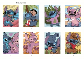 300% Stitch. Mandale, iluzje optyczne, scenki do kolorowania. Art therapy. Disney - Capucine Sivignon