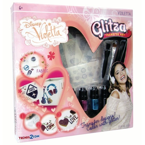 GLITZA Tatuaże Violetta, zestaw
