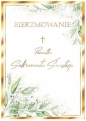 Karnet A5 Bierzmowanie. Listki