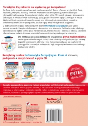 Informatyka Europejczyka 4 Podręcznik z płytą CD Edycja: Windows XP, Linux Ubuntu, MS Office 2003, OpenOffice.org - Danuta Kiałka, Katarzyna Kiałka