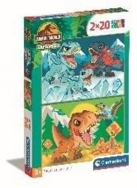 Puzzle 2x20 Super Kolor Jurassic World