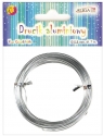  Drucik aluminiowy srebrny 0,8mm 7m