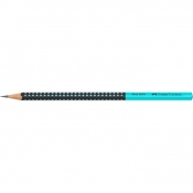 Ołówek Jumbo Faber-Castell Grip Two Tone czarny,niebieski