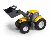 Traktor z łyżką żółty