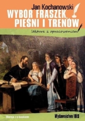 Wybór fraszek, pieśni i trenów ( lektura z opracowaniem ) (Uszkodzona okładka) - Jan Kochanowski