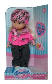 Lalka Fashion Doll czarne spodnie 26 cm - <br />