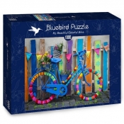 Bluebird Puzzle 1000: Mój piękny kolorowy rower (70010)