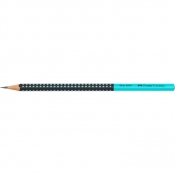 Ołówek Faber-Castell Grip 2001 Two Tone - czarny/niebieski (517010 FC)
