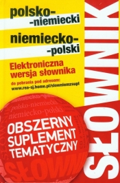 Słownik polsko-niemiecki niemiecko-polski z suplementem bez CD - <br />