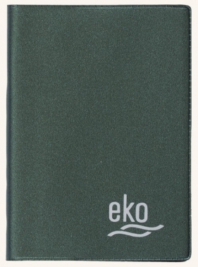 Kalendarz 2016 EKO kieszonkowy zielony metaliczny