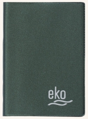Kalendarz 2016 EKO kieszonkowy zielony metaliczny