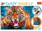 Trefl, Puzzle 600: Crazy Shapes! - Oko w oko z tygrysem (11110)