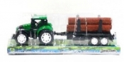 Traktor z przyczepą