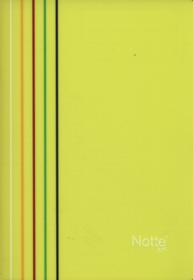 Zeszyt A5 Narcissus Arc w kratkę 80 kartek żółty