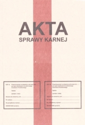 Zeszyt B5 Akta sprawy karnej