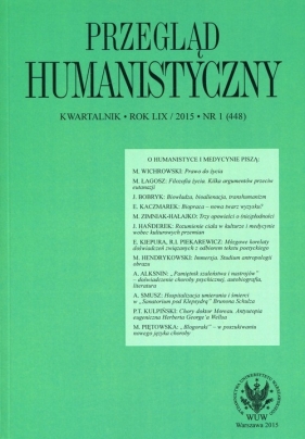 Przegląd Humanistyczny 2015 / 1 - <br />