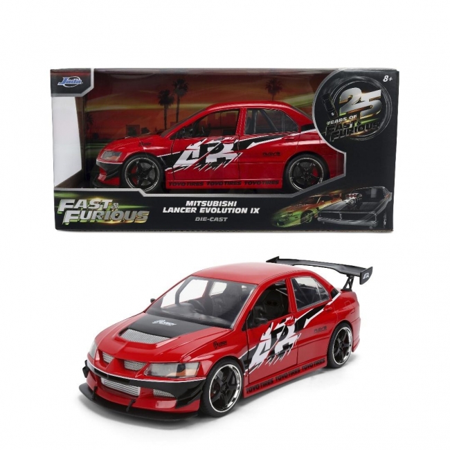 <img src='https://webimage.pl/pics/101/6/d4006333106101.jpg' style='height:440px' /> Jada F&F Mitsubishi Lancer EVO IX 1:24