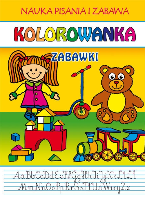 Kolorowanka. Zabawki