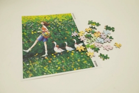 Puzzle, Dziewczyna z gąskami 500 el. (127101)